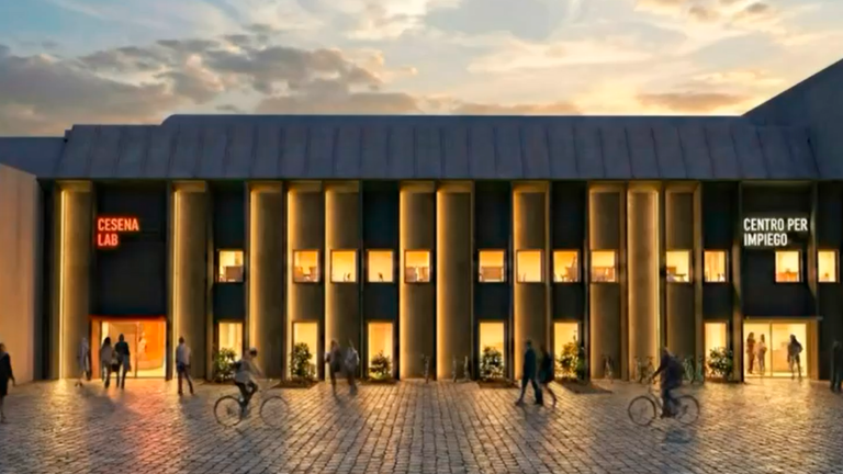 Il rendering dell’immobile