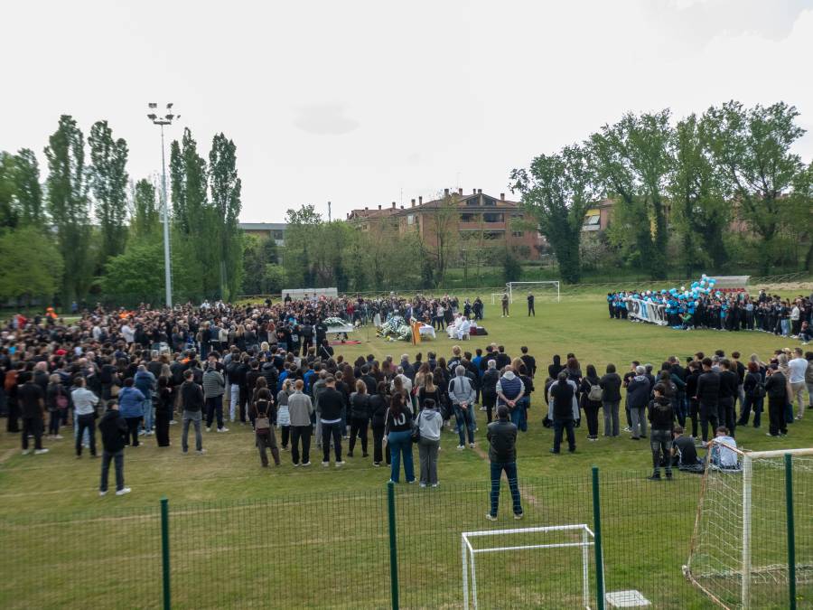 Imola, l’ultimo saluto a Francesco Pio Bassi al campo di Toscanella - Gallery