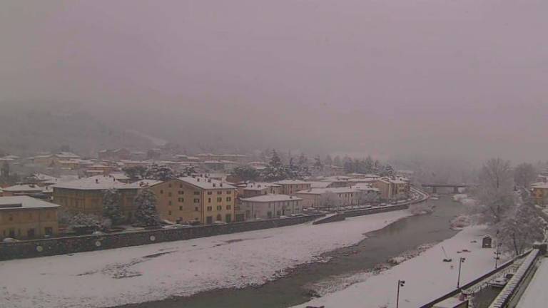 La magia della neve a Santa Sofia