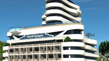 L’ultimo progetto di restyling presentato per l’hotel Savioli Spiaggia