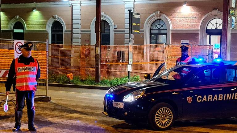 I carabinieri alla stazione di Cesena