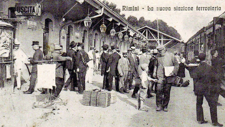 Re Umberto I a Rimini nel 1888, accoglienza festosa