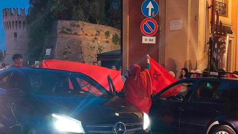 Mondiali di calcio, a Lugo la festa della comunità marocchina dopo la vittoria con il Canada GALLERY