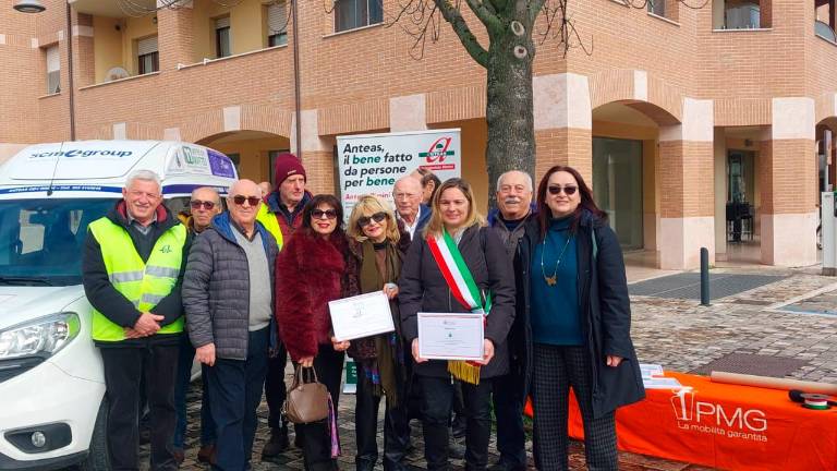 Verucchio, un nuovo veicolo per il trasporto sociale VIDEO