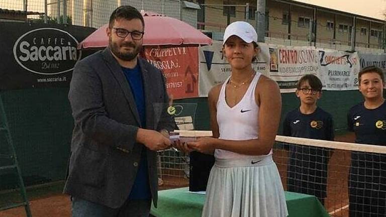Tennis, una bella finale per Rubina De Ponti all'Open di Fano