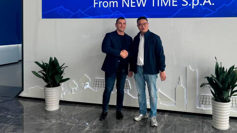 Paolo Cimatti nella sede di Huasun