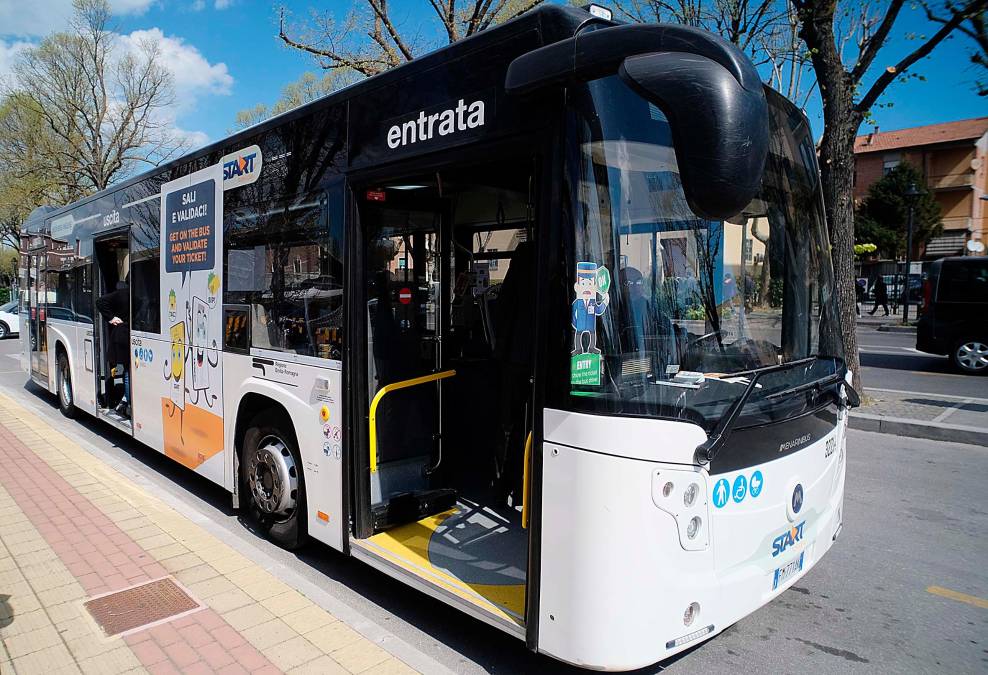 Un autobus di Start Romagna